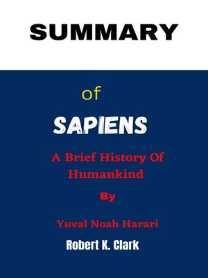 cover image of SUMMARY        of        Sapiens